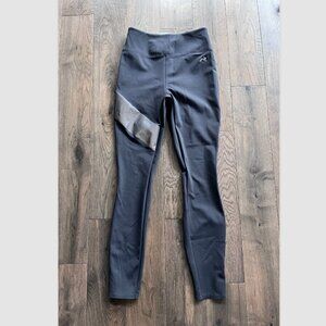 Tracksmith Women's NDO Winter Run Tights Size S Black Reflective Lined Athletic